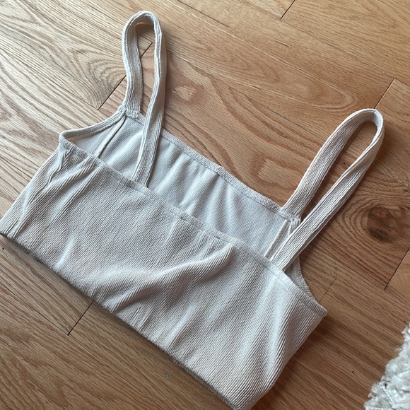 ZARA|| Ribbed Crop Top Size Medium - Picture 5 of 6